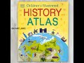 Dk childrens illustrated history atlas world map poster included by ig alphabetbabies