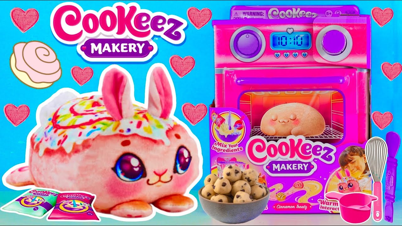 Cookeez Makery - Horno Mágico, juguete infantil interactivo, con  ingredientes para crear tu mascota de peluche, tiene sonidos y olor dulce,  niños y niñas +5 años, modelo aleatorio, Famosa (CKE00000)
