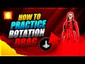 Real trick how to practice rotation drag in free fire  how to dolearn rotation drag in free fire