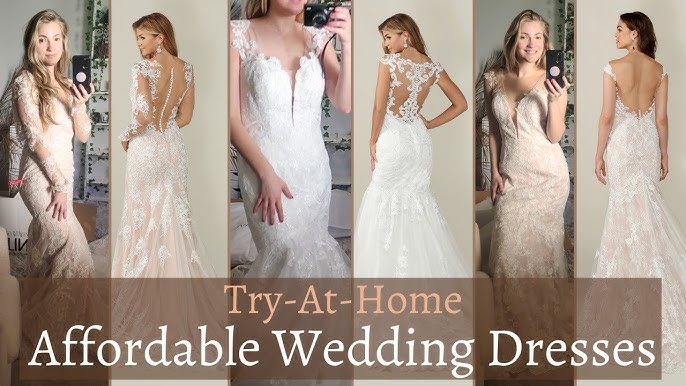 Azazie Wedding Dress Review + Try-On 