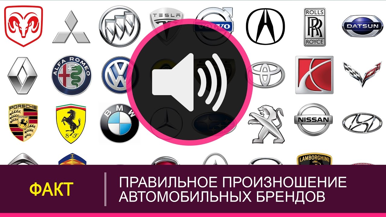 Эмблемы автомобильных брендов