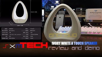 anonsuo a touch control bluetooth speaker 🔊 unboxing and review