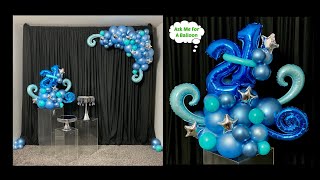 21st Birthday Balloon Bouquet and Garland