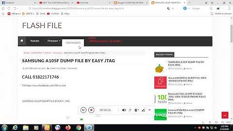 SAMSUNG A105F DUMP FILE BY EASY JTAG