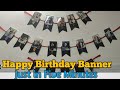 DIY Birthday Banner || How to Make Birthday Banner at Home