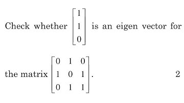Eigenvalues & Eigenvectors | #ignou #mte02solvedquestionpaper #linearalgebra #eigenvectors