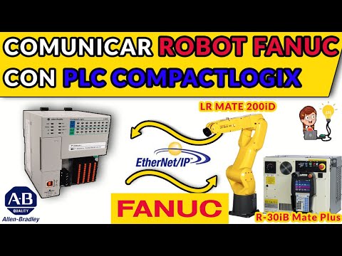 🔵✅COMUNICAR ROBOT FANUC CON PLC COMPACTLOGIX VIA ETHERNET IP
