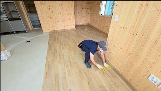 [일당25만원] 3.2T두꺼운 장판 시공하는 방법.How to construct a thick linoleum.