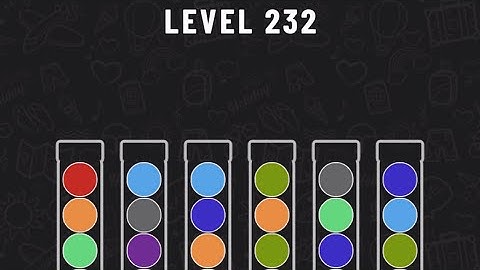 Ball Sort Puzzle Level 232 #ballsortpuzzle #ballsortpuzzlegameplay #puzzlegame #mobilegames