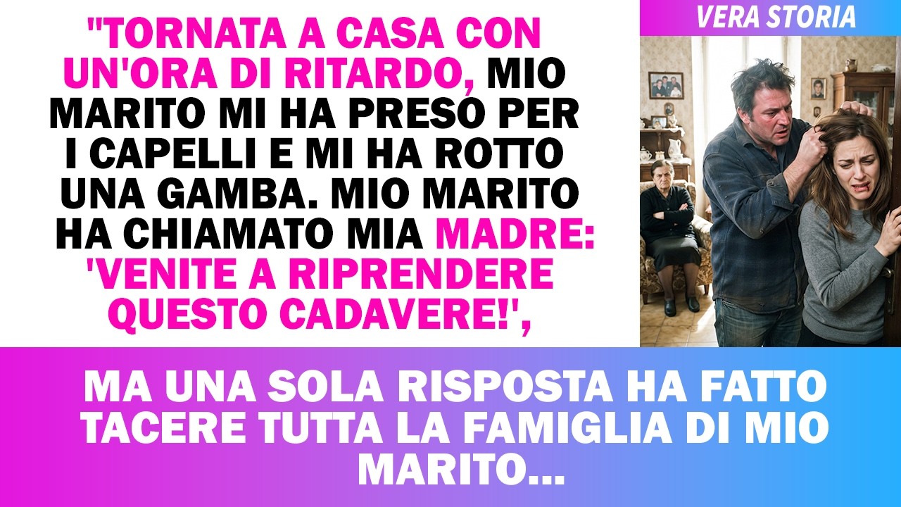 Ho sentito il sapore del sangue in bocca, la guancia schiacciata contro la terra bagnata di pioggia, e i vicini che chiudevano le finestre una dopo l'altra. Mio marito mi aveva appena trascinata...
