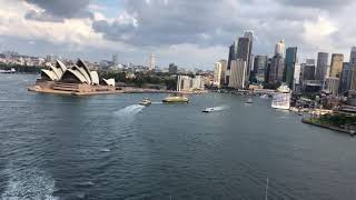 View from Sydney Harbour Bridge  Australia