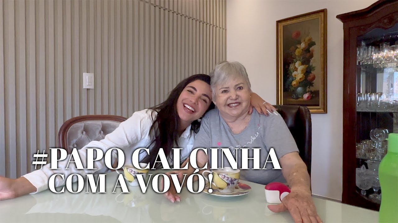 PAPO CALCINHA COM A MINHA AVÓ | ela participou de um programa de namoro na tv