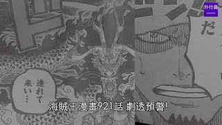 海賊王漫畫921話劇透預警！又是高能！！ 