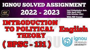 BPSC 131 SOLVED ASSIGNMENT 2022-23 IN ENGLISH MEDIUM | BPSC 131 SOLVED ASSIGNMENT 2023 | #Ignou