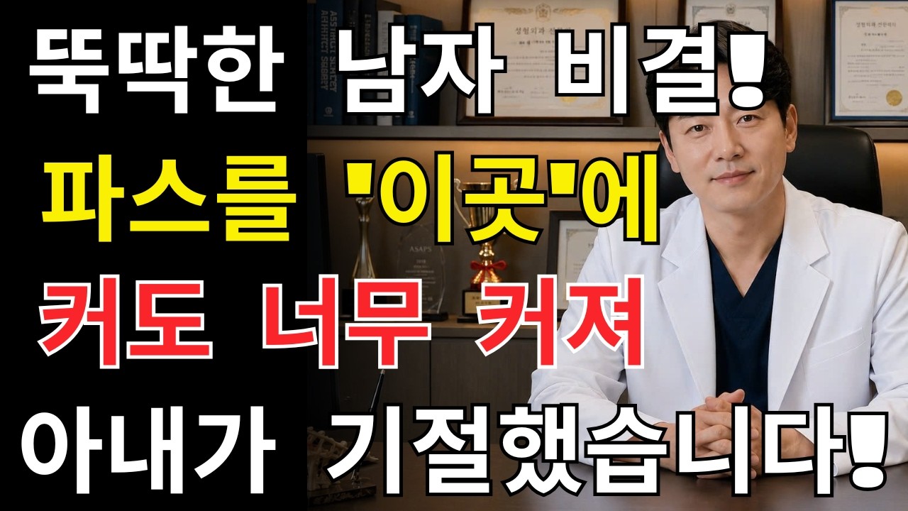 60대 이후에도 달라질 수 있습니다! 성기능 회복을 돕는 혈류·신경 관리 비법 공개
