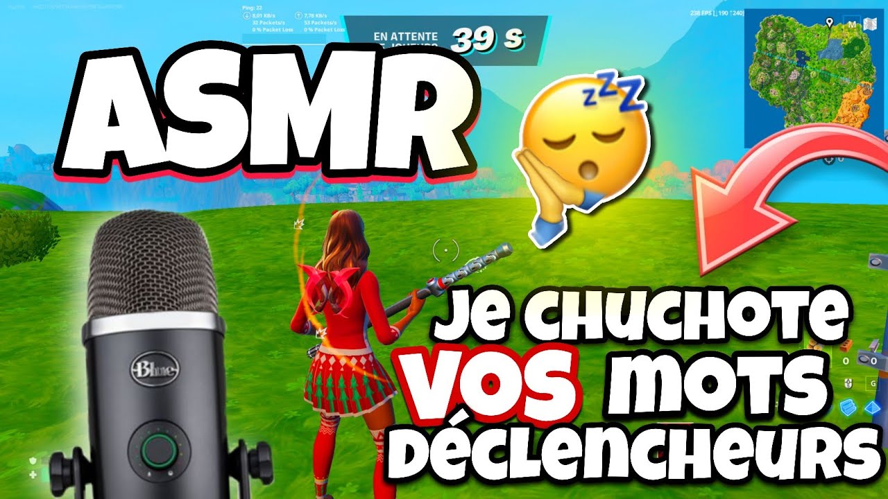 ASMR Français • JE CHUCHOTE VOS MOTS DECLENCHEURS FAVORIS PROCHE DU MICRO ! 😴