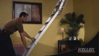 Keller - Aluminum Universal Attic Ladder - How it Works