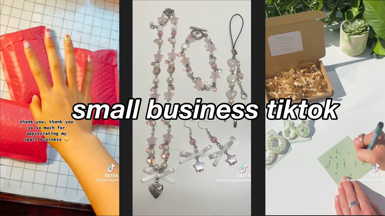 small business tiktok (packaging orders) Plumsxie YouTube