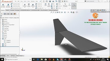 How To Design Wingtip Fence With SolidWorks Software