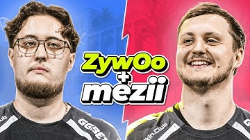 ZywOo carries the FACEIT lobby as IGL! ZywOo & mezii POV with Voice Comms Dust2