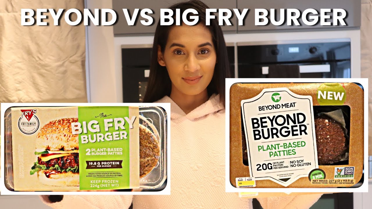 BEYOND VS BIG FRY BURGER...REALLY TASTES LIKE MEAT ?? YouTube