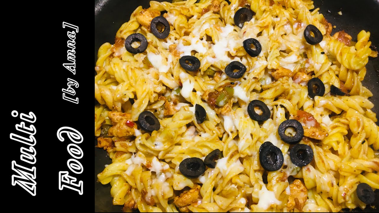 Pizza pasta recipe Pasta recipe Chicken pasta recipe Ramzan special Multi Food[by Amna