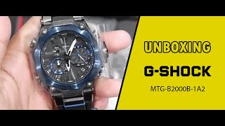 Jam Tangan Casio G-Shock Mtg B2000B 1A2 Mtg-B2000B-1A2 Unboxing - Grosirjamtangan.com