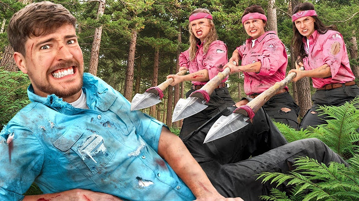 Men Vs Women Survive The Wilderness For $500,000 Part 1 |#mrbeast