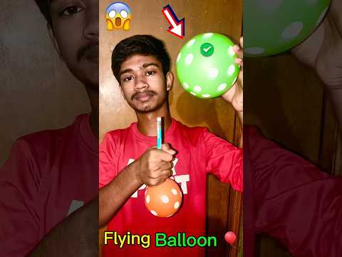 Flying balloon 🎈😱 #facts #shortfeed #impossible #ballon #ytshorts #goviral