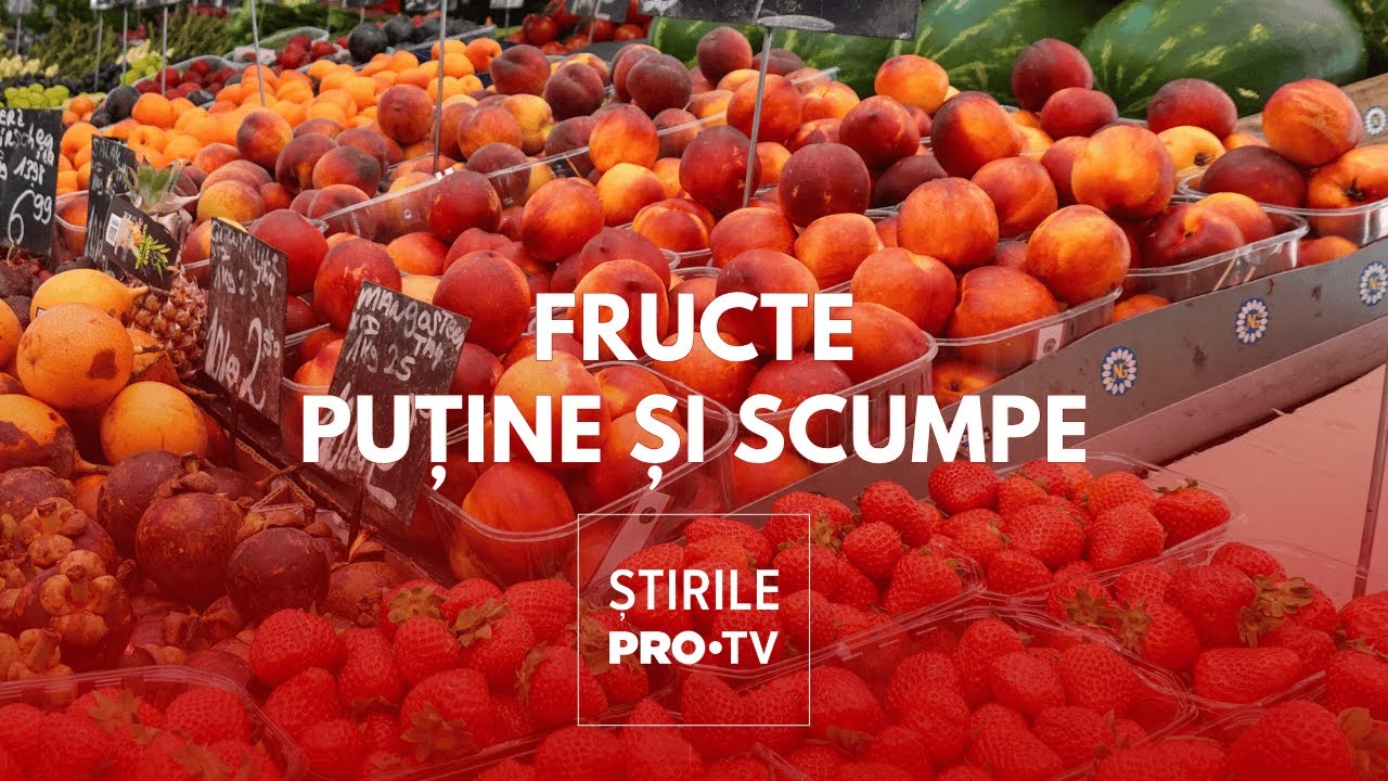 Vara aceasta va fi o provocare să găsim fructe bune și ieftine - YouTube