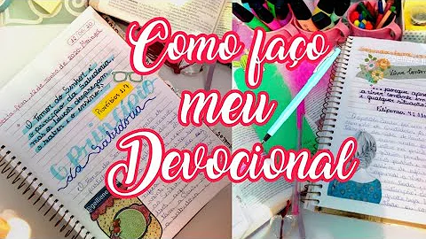 Para que serve um caderno devocional?