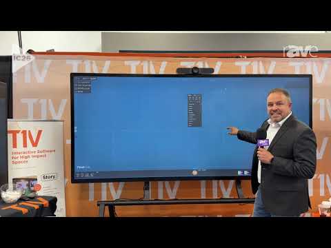 InfoComm 2026 | T1V Demonstrates ThinkHub Visual Collaboration Software in Action