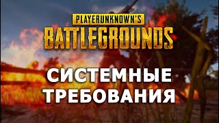 СИСТЕМНЫЕ ТРЕБОВАНИЯ PUBG