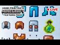 Hand-painting NETHERITE ARMOR in Minecraft! (plus some meccha chameleon after :))