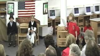 2006 Calvin's 2nd Grade Thanksgiving Play, Birds on Lawn - from DVD