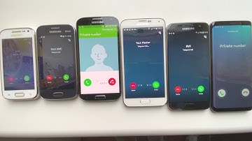 Galaxy S9 vs S7 vs S5 vs S4 vs Ace 3 vs Ace 2 Vibration Incoming Call