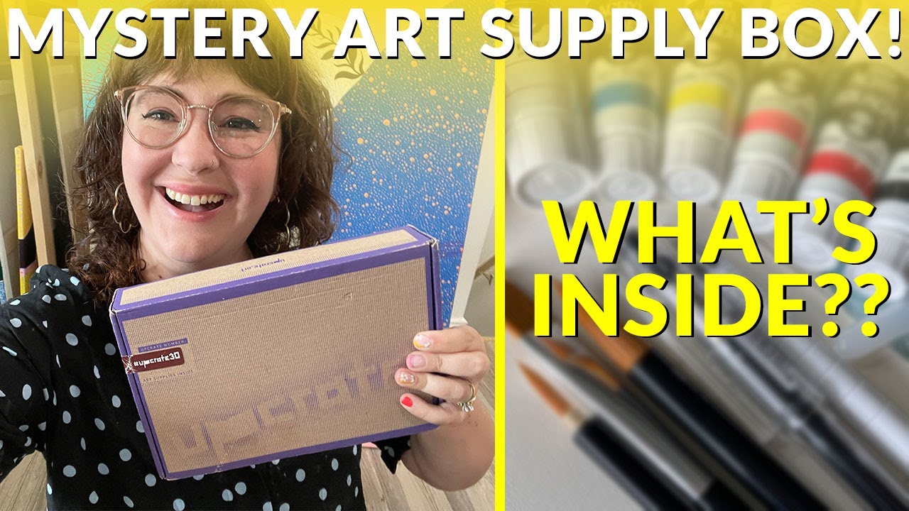 UNBOXING ART SUPPLIES FROM UPCRATE YouTube