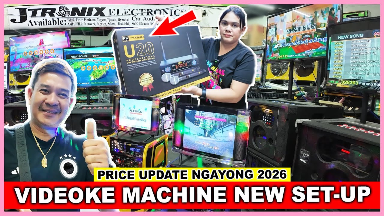 2026 PRICE UPDATE SA PINAKA-LATEST AT MURANG BILIHAN NG VIDEOKE MACHINE SET-UP SA RAON QUIAPO | P1