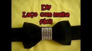 Laço com malha super fácil – DIY