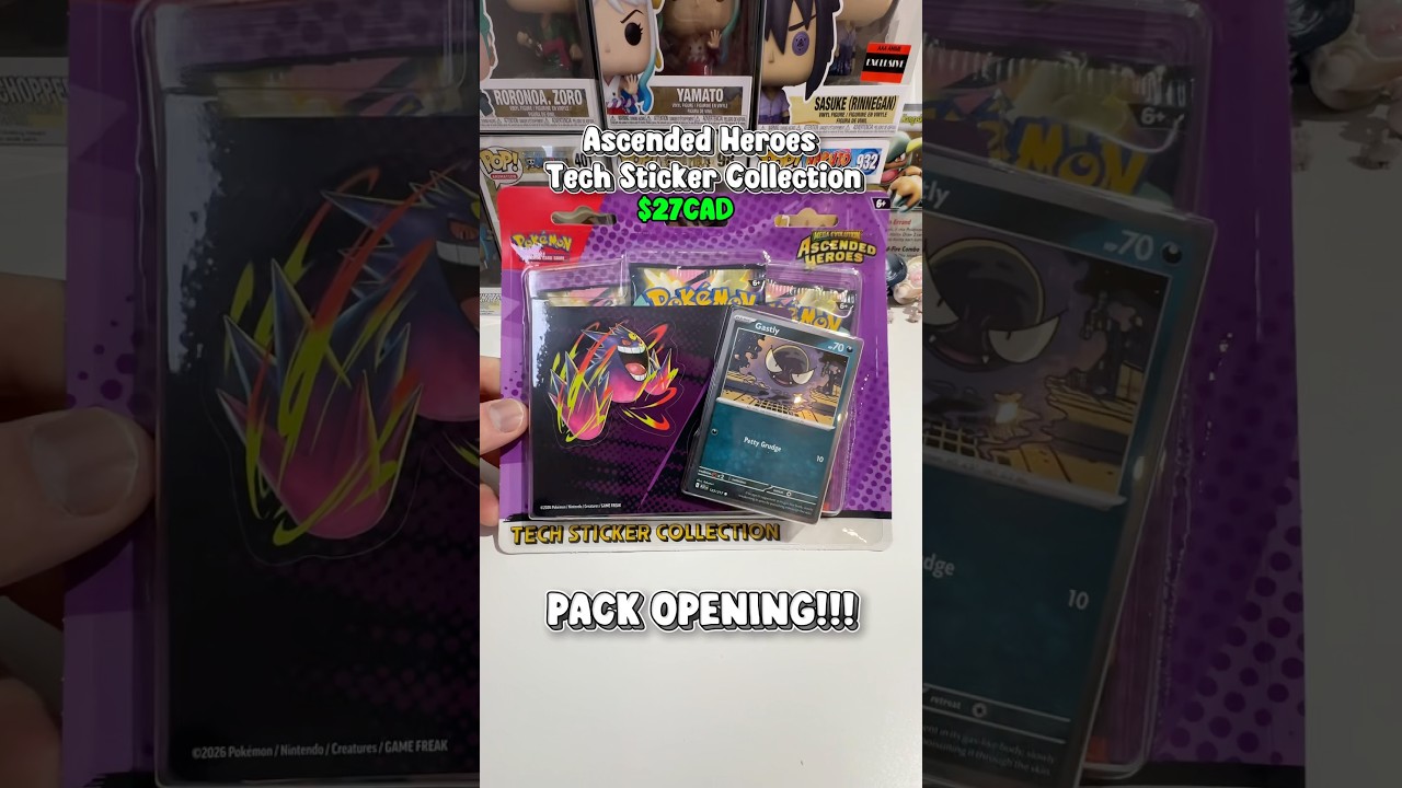 Opening Ascended Heroes Tech Sticker Collection!| 