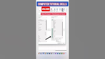 Insert Checkboxes In Excel #shorts#viral#excel#computertips