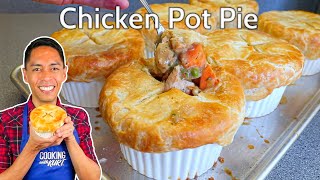 Chicken Pot Pie: Chicken & Vegetable Filling Topped with Buttery Flakey Crust | Cooking with Kurt