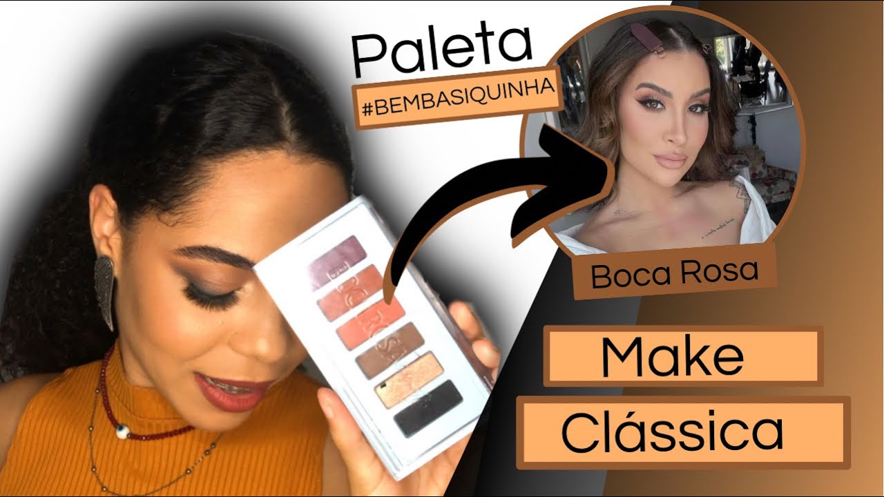 Testando A Paleta #BEMBASIQUINHA, Boca Rosa Não Vai Fazer Mais Paleta 😰?! #bocarosa