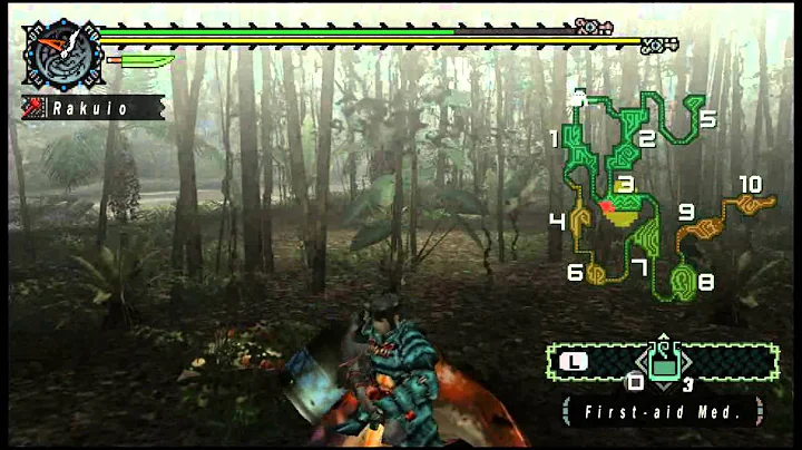 Monster Hunter Freedom: Village quest walkthrough Ep 35 - Fang of the Iodrome!