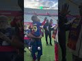 Travis Scott Se Acercó A Saludar A Yamal Lamine Tras La Victoria Del Barcelona Ante El Real Madrid Travis Scott Se Acercó A Saludar A Yamal Lamine Tras La Victoria Del Barcelona Ante El Real Madrid