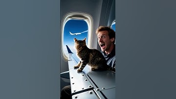 A Cat on the Airplane Wing?! You Won’t Believe What Happened Next! #emotionalstory #funny #ViralCat
