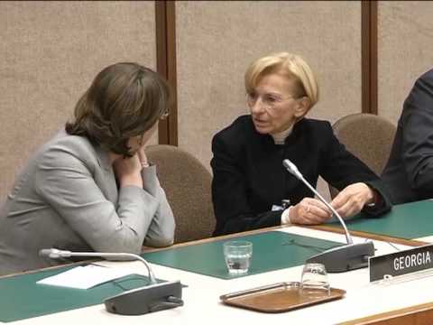 მაია ფანჯიკიძის შეხვედრა იტალიელ კოლეგასთან