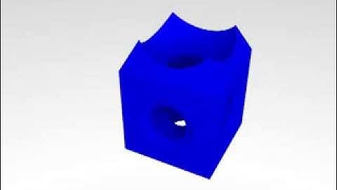 POV-Ray Rendered FreeCAD model