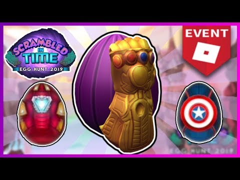 How To Get The Thanos Infinity Gauntlet Egg Roblox Egg Hunt 2019 Youtube - how to get the thanos egg and infinity gauntlet roblox egg hunt