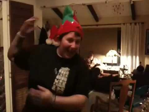 Dancing Christmas Fools with Singing Elf Hat